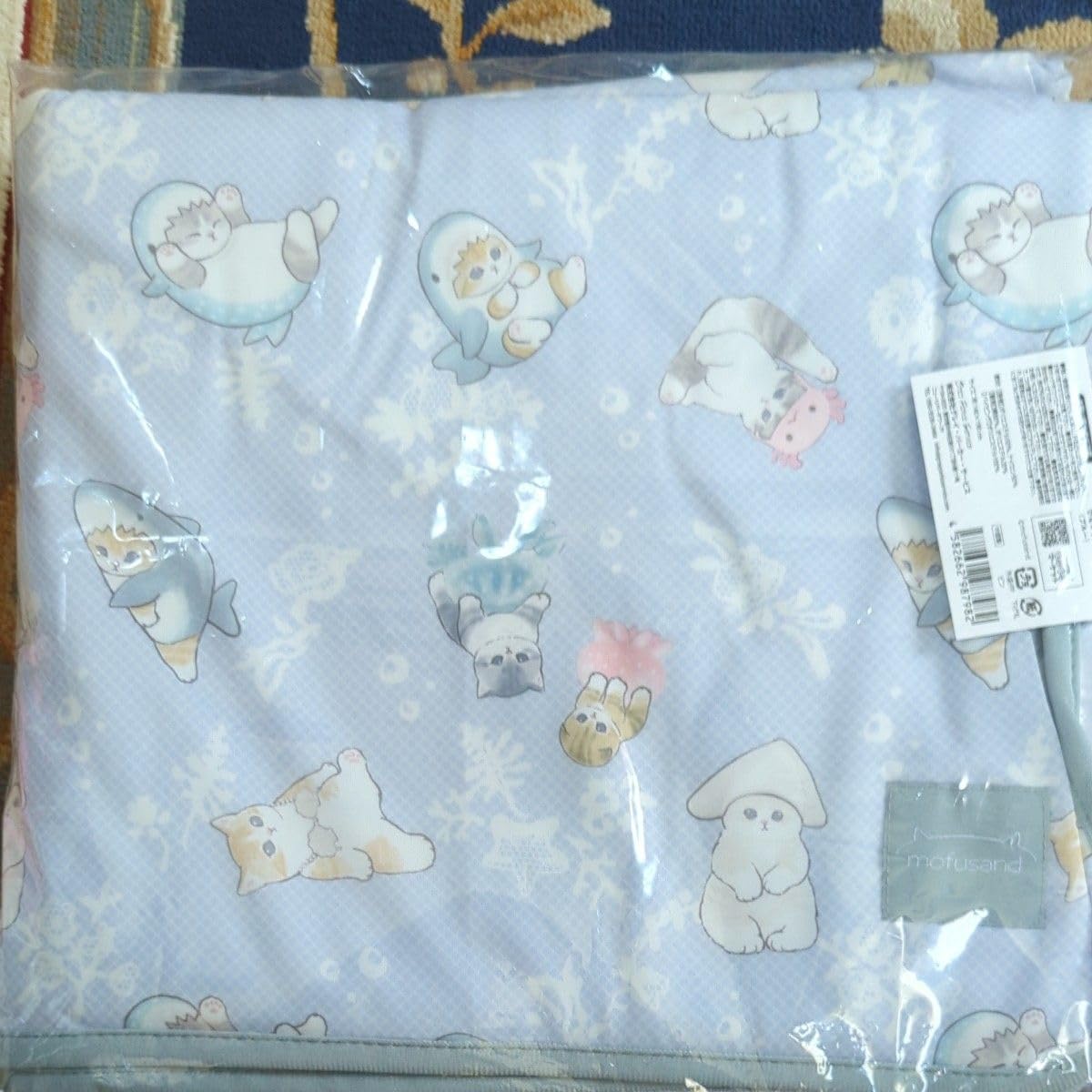 mofusand ひんやり 冷感 ブランケット まくらカバー ハンカチ セット mofusand ひんやり 冷感 ブランケット まくらカバー ハンカチ セット